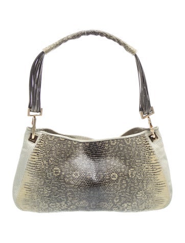 Bottega Veneta Lizard Shoulder Bag Vintage