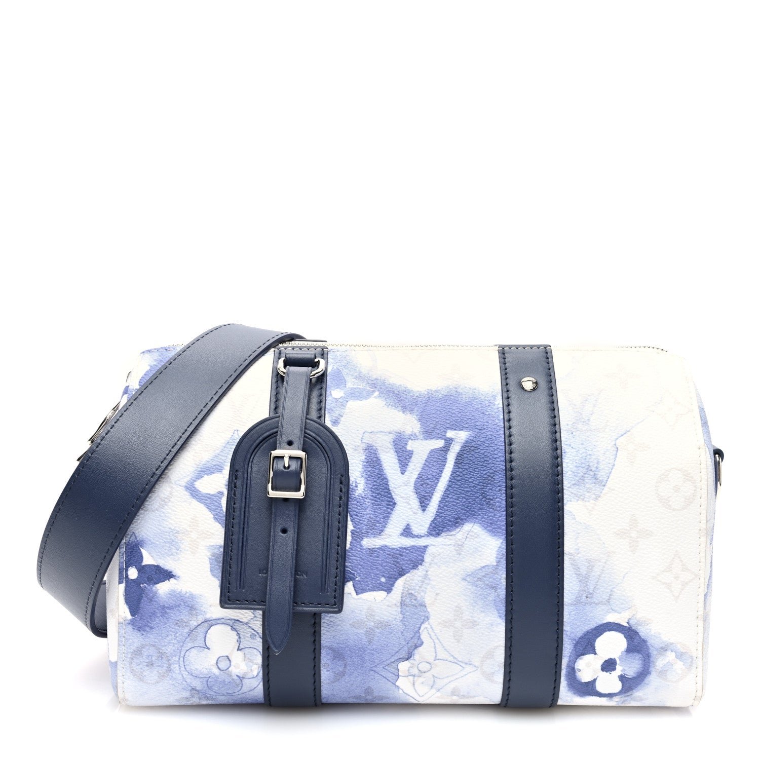 Louis Vuitton Monogram Watercolor City Keepall Blue