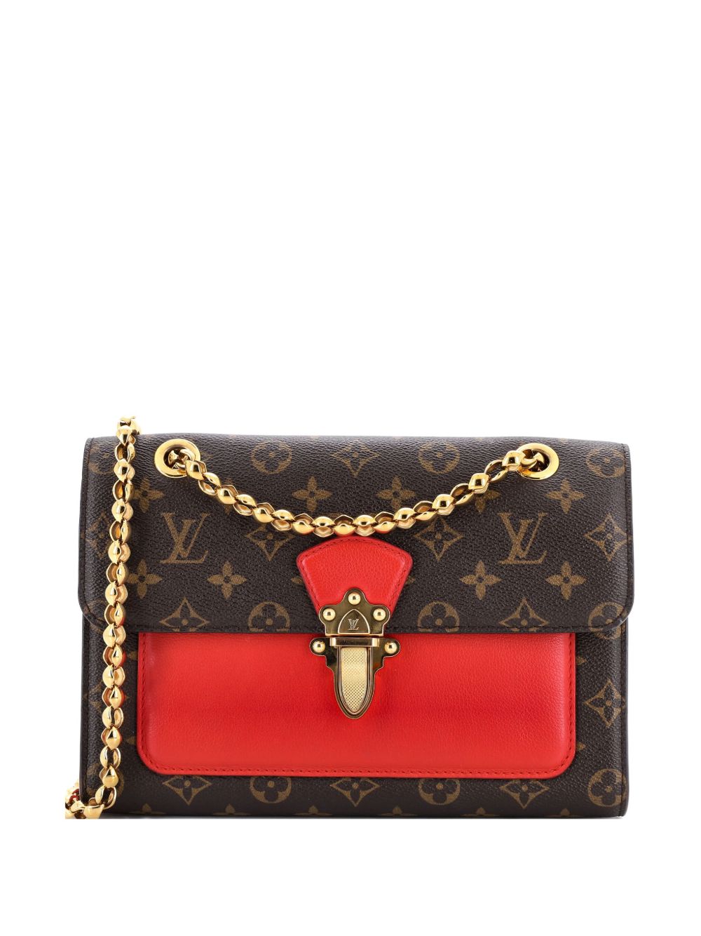 Victoire Handbag Monogram Canvas and Leather shoulder bag