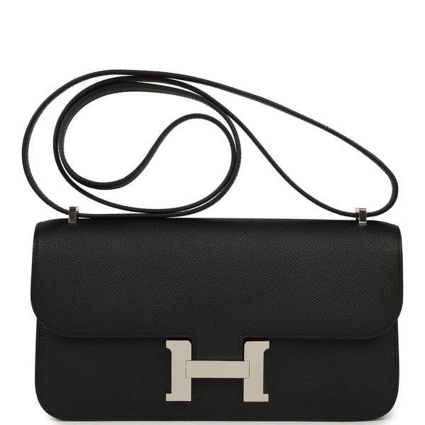 Hermes Hermes Constance Elan Black Epsom Palladium Hardware