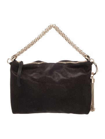 Suede Callie Clutch