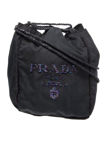 Tessuto Nylon Crossbody Bag Small