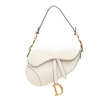 Grained Calfskin Saddle Bag