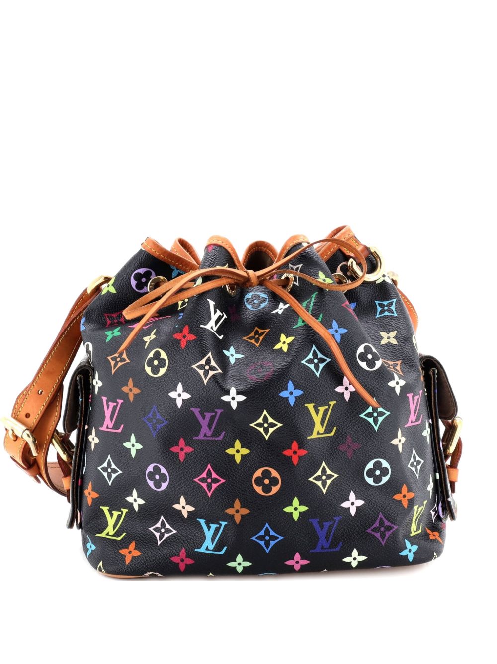 Petit Noe Handbag Monogram Multicolor bucket bag
