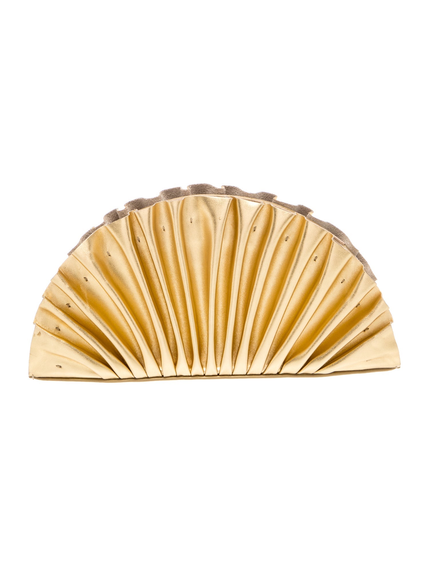 Cult Gaia Leather Clutch
