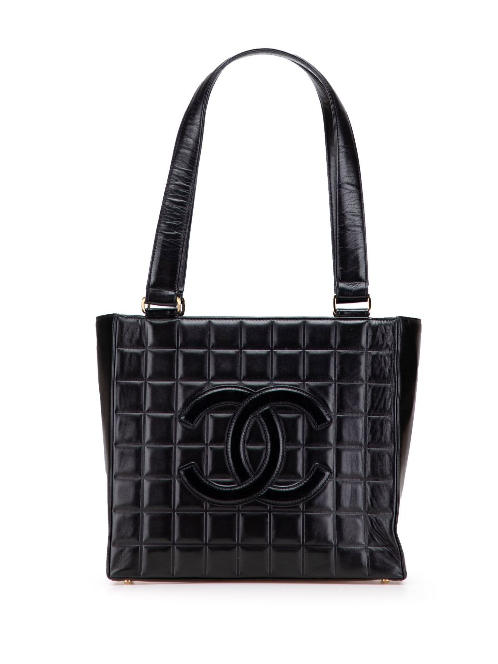 2002-2003 CC Chocolate Bar Lambskin tote bag