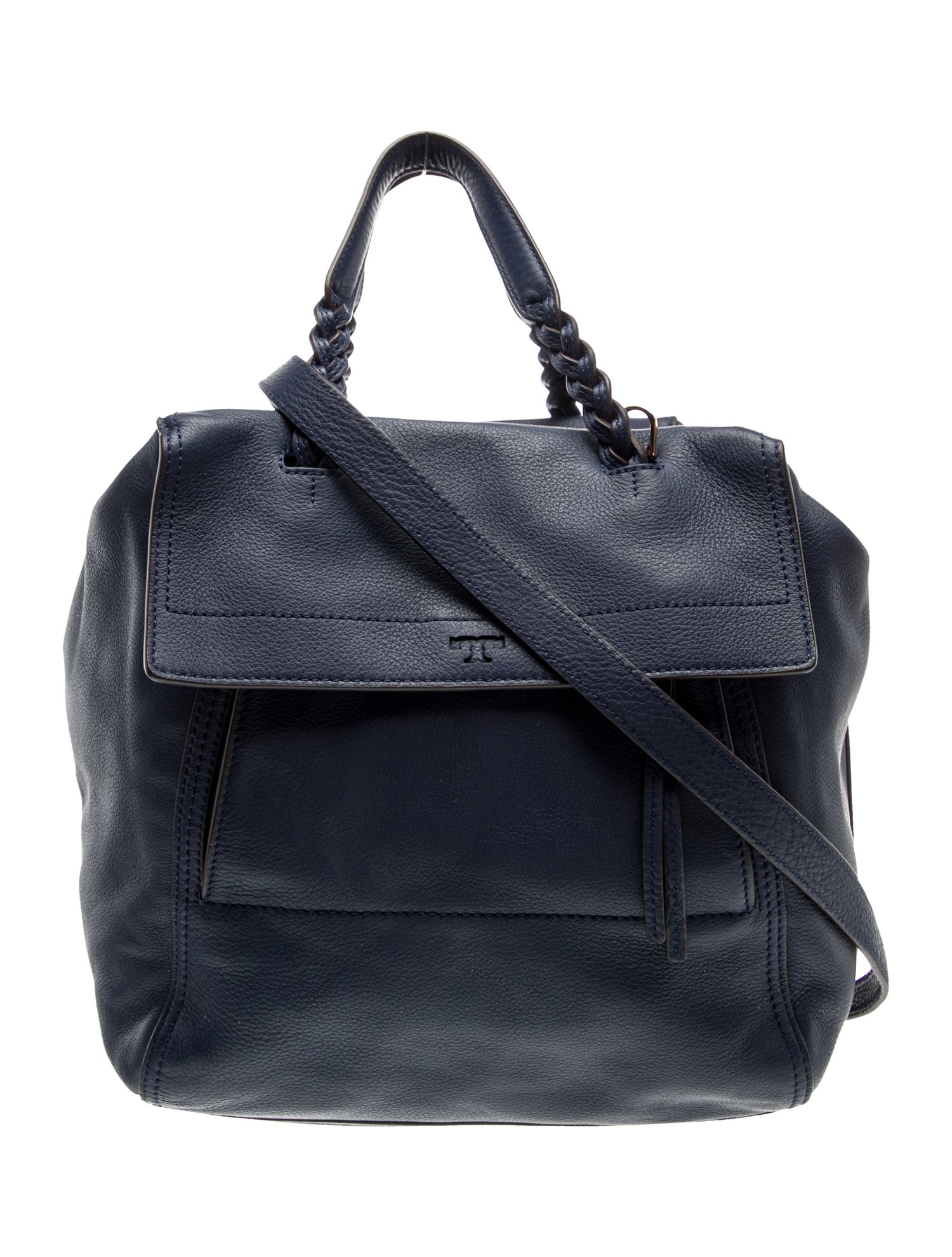 Leather Top Handle Bag