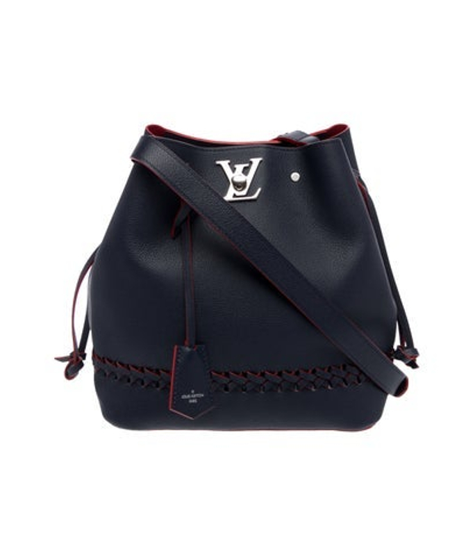Louis Vuitton Vuitton Taurillon Leather Lockme Bucket Bag