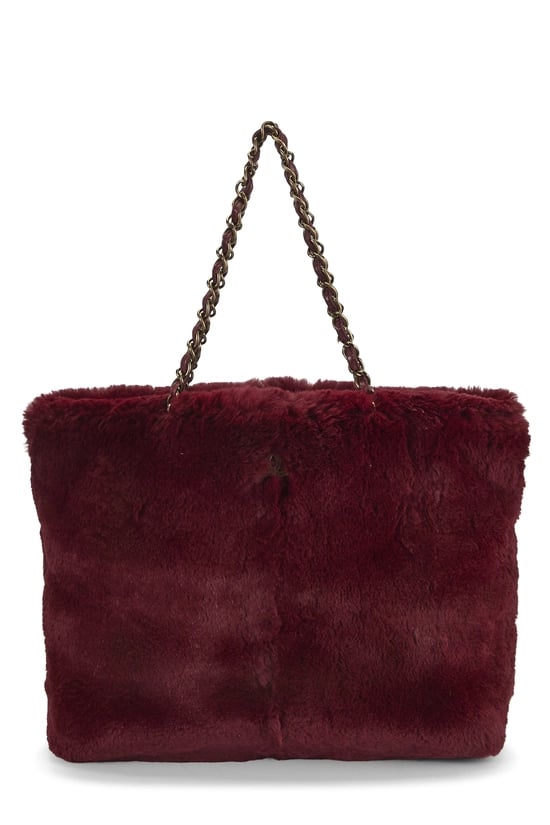 Burgundy Lapin Tote Bag