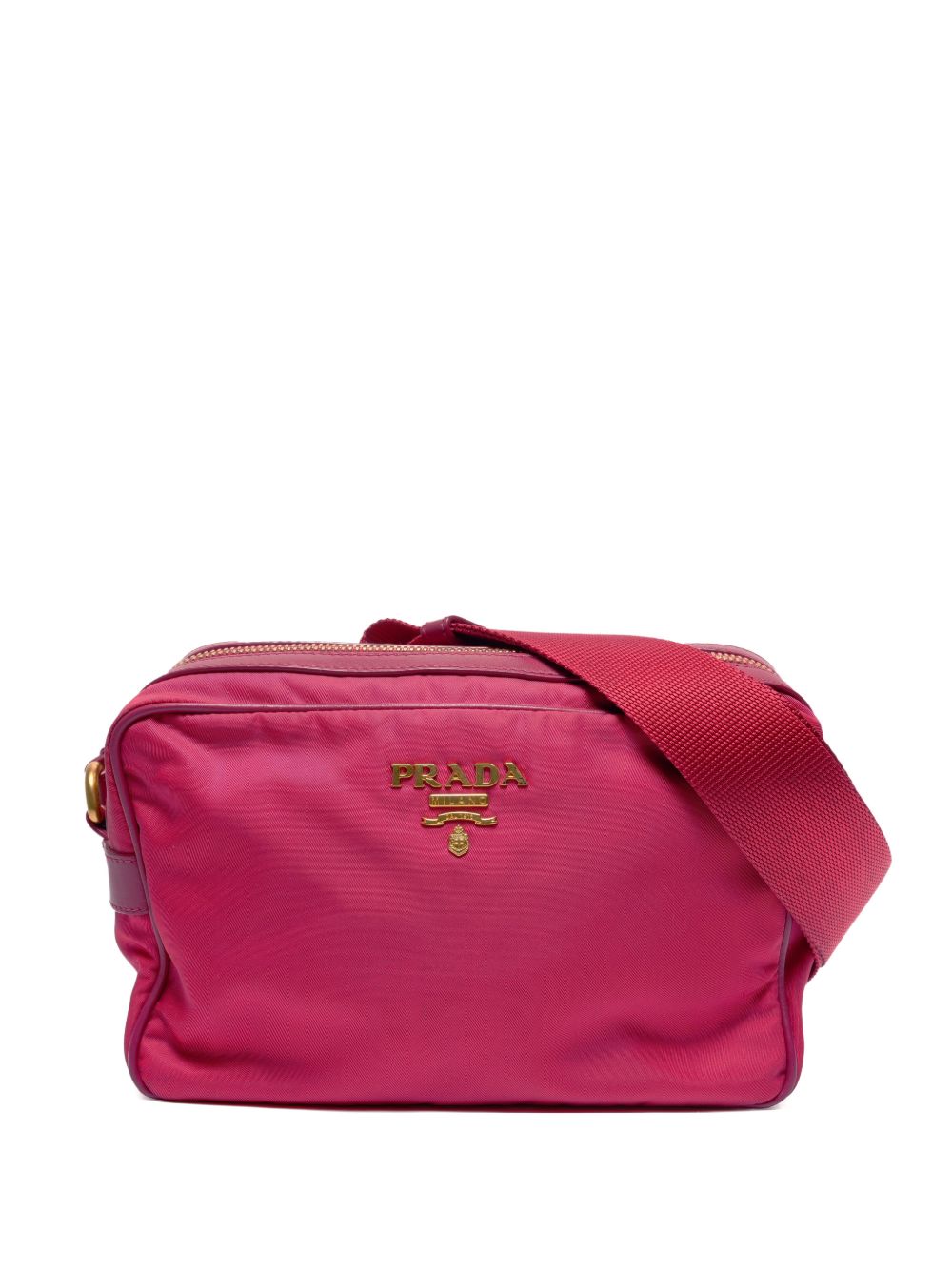 Prada 2010s logo shoulder bag