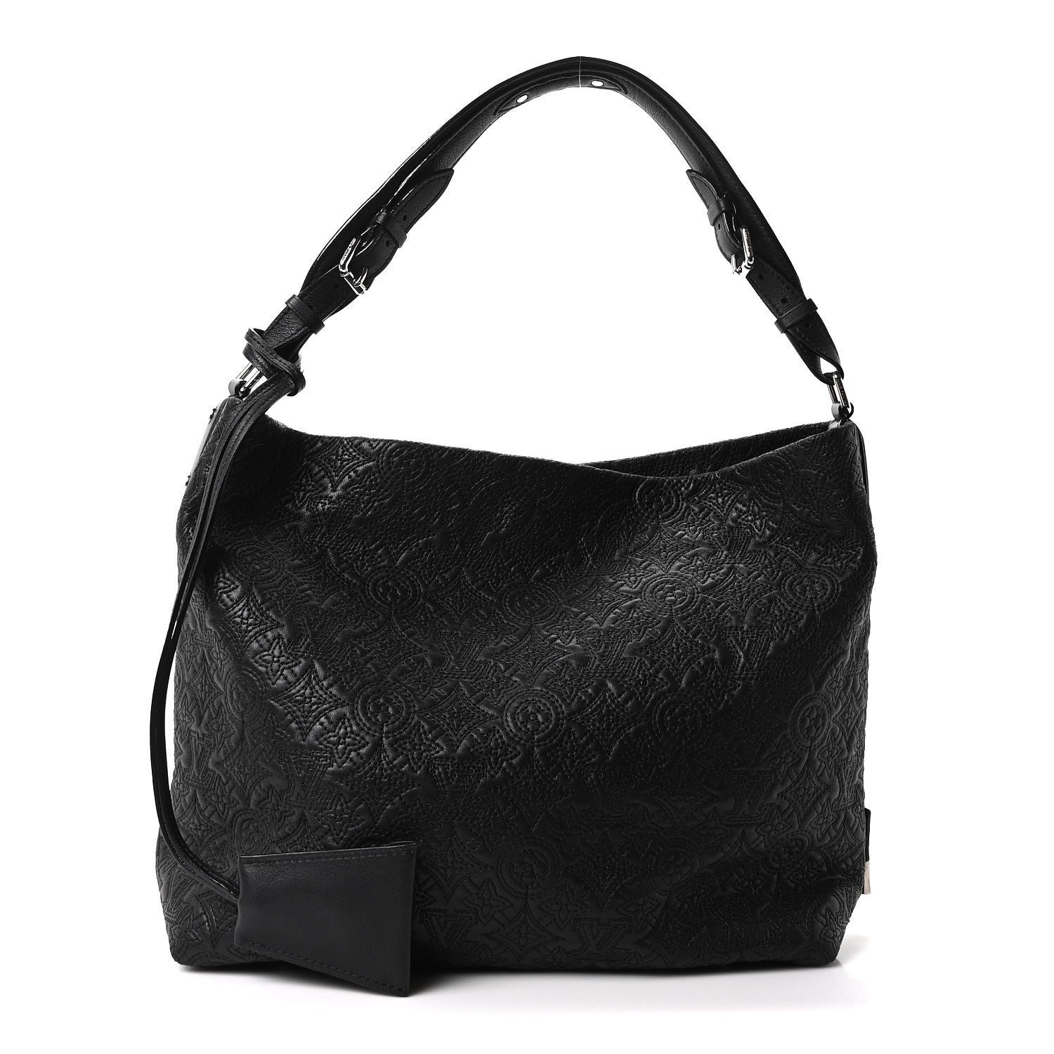 Louis Vuitton Monogram Lambskin Antheia Hobo PM Black