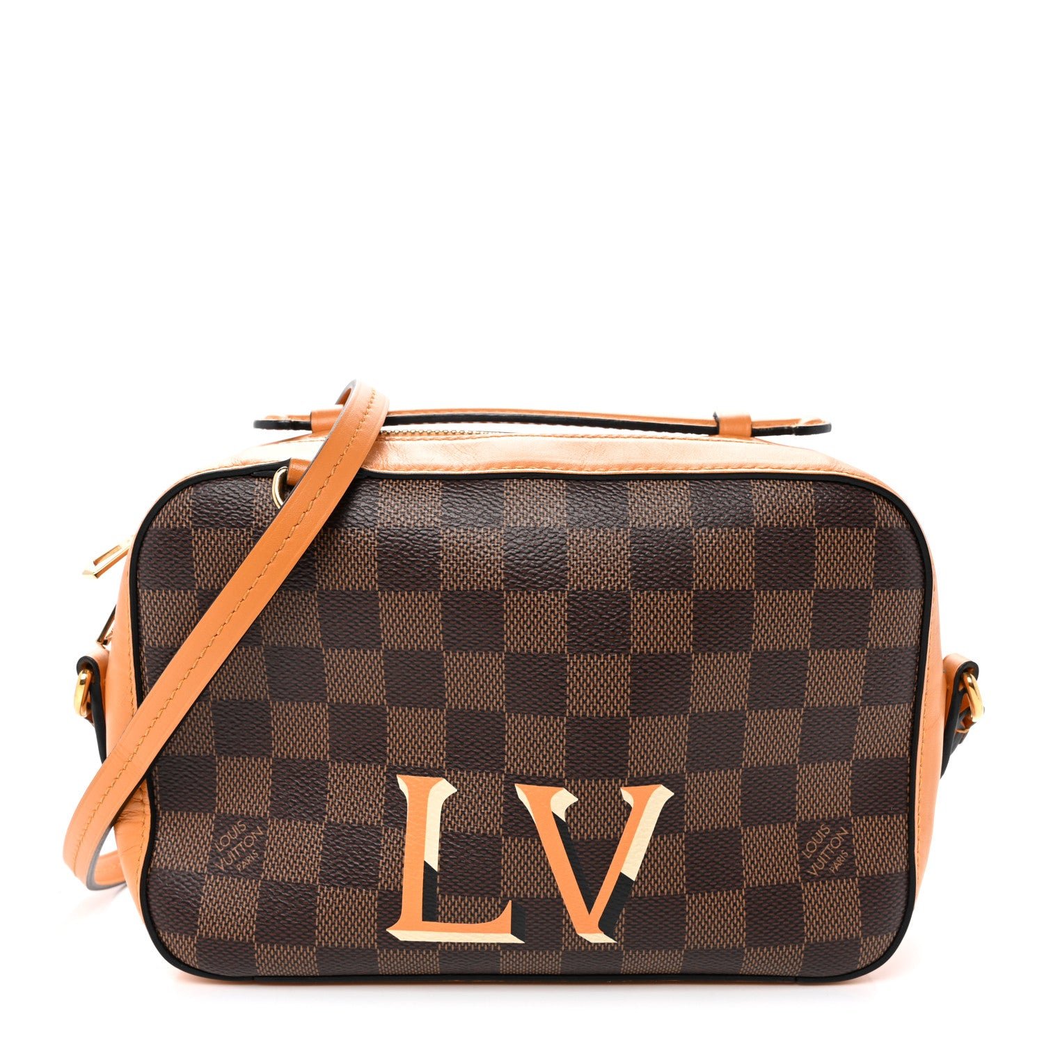 Louis Vuitton Damier Ebene Santa Monica Safran