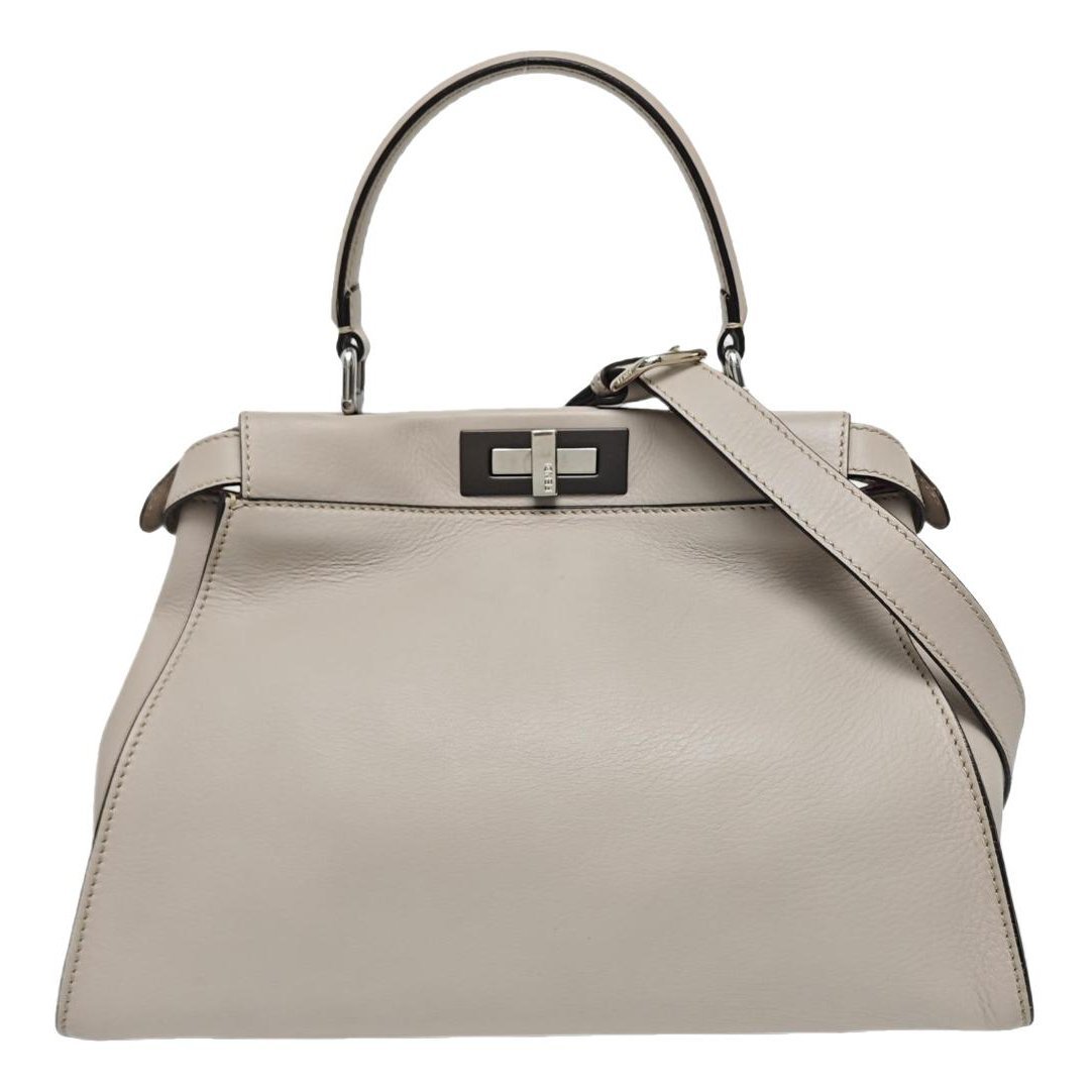 Peekaboo leather handbag