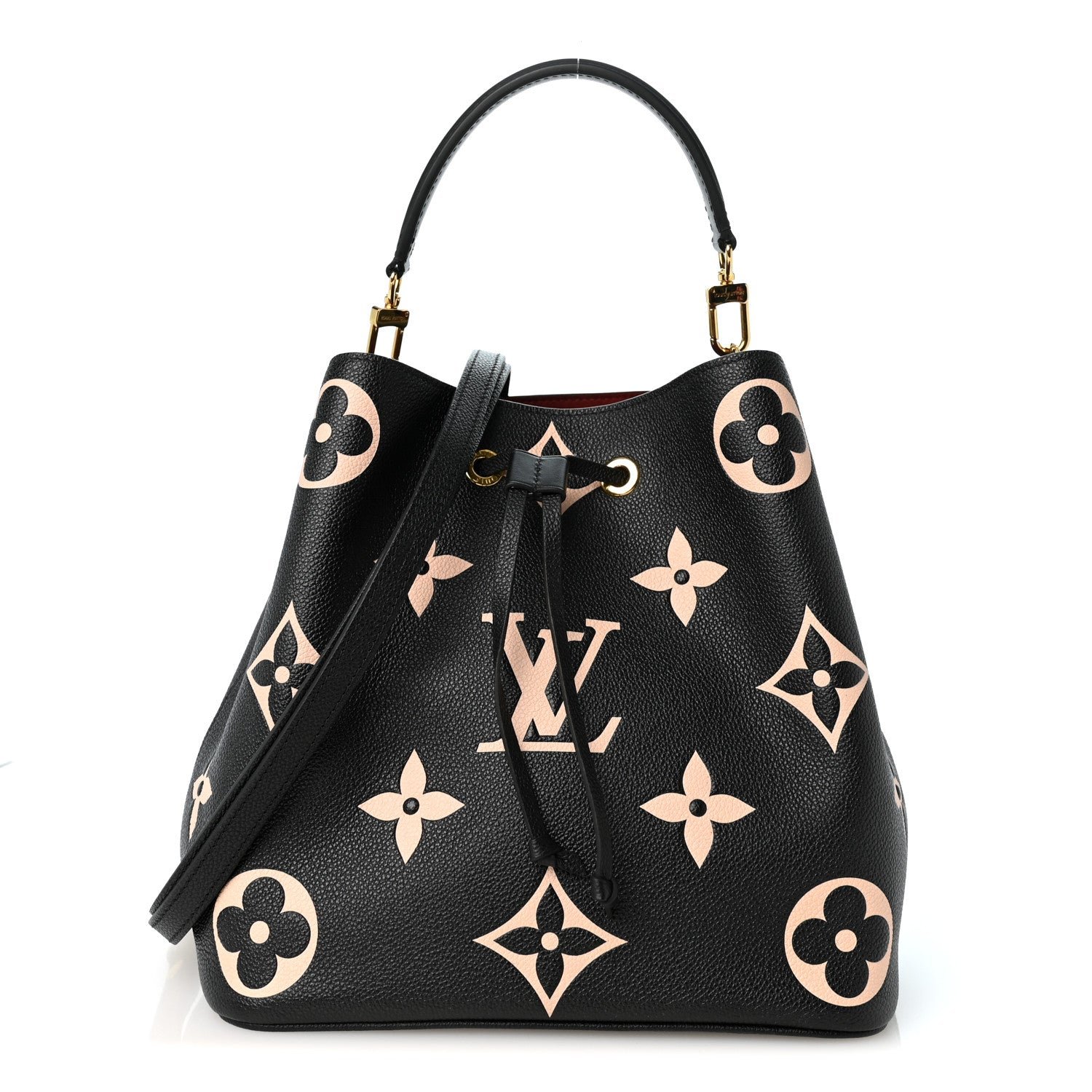 Louis Vuitton Empreinte Monogram Giant Neonoe MM Black Beige