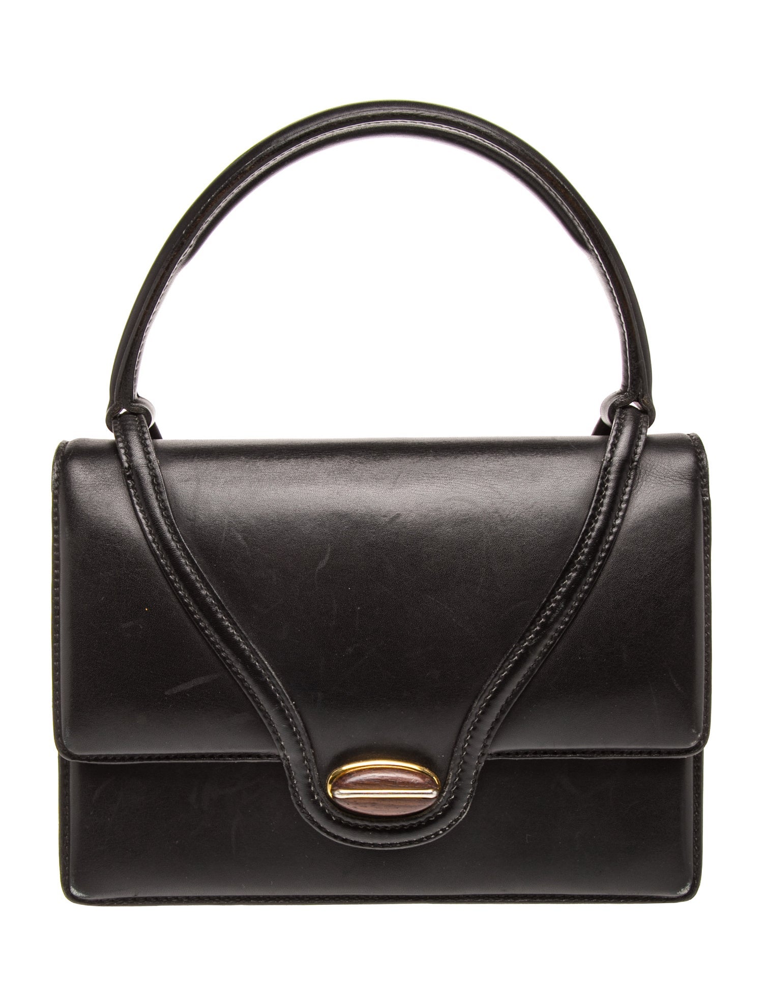Leather Top Handle Bag