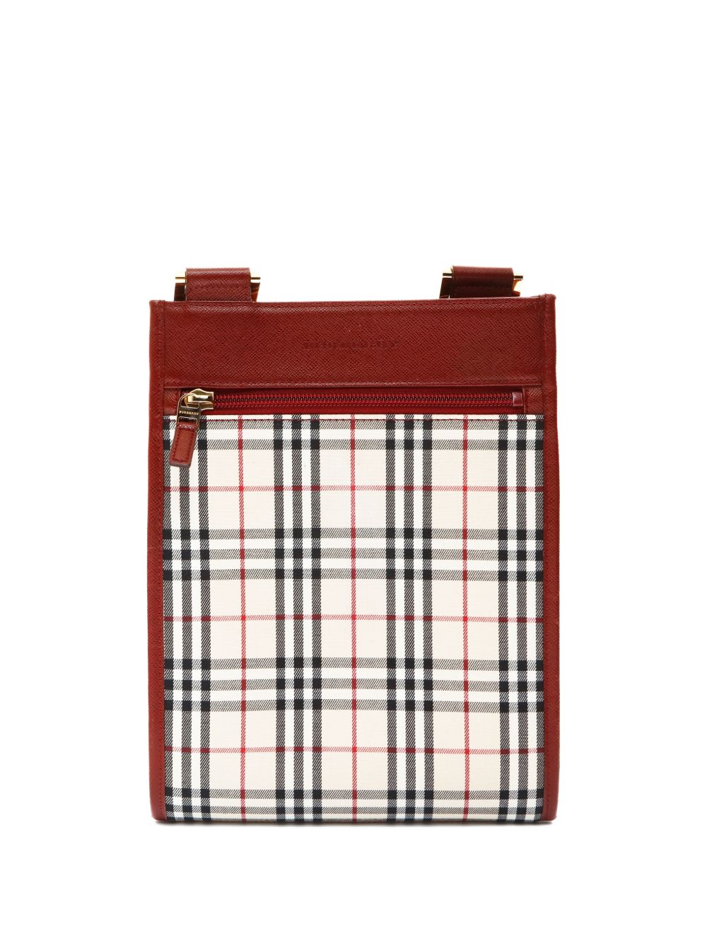 checked shoulder bag