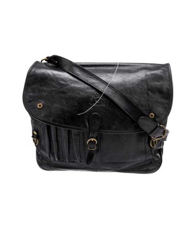 Il Bisonte Bisonte Leather Messenger Bag