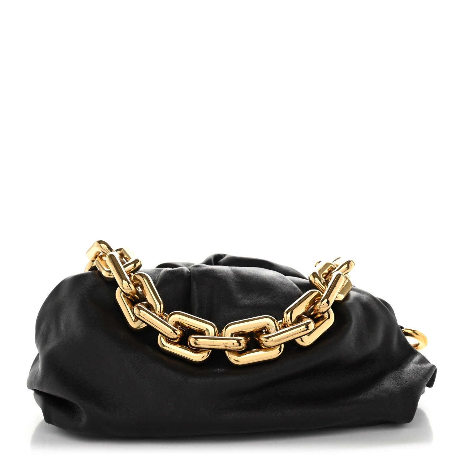 Bottega Veneta Calfskin The Pouch Chain Fondant