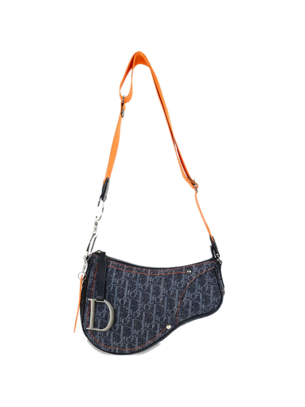 Dior 2005 saddle denim shoulder bag
