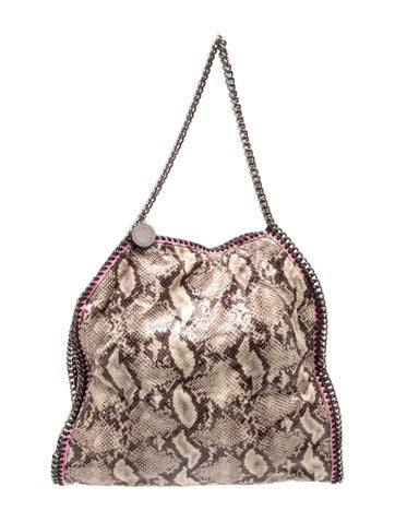 Stella McCartney Leather Falabella Fold-Over Tote Large