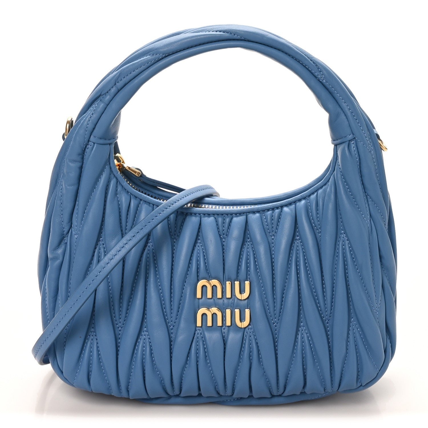 Miu Miu Nappa Matelasse Small Wander Hobo  Onda