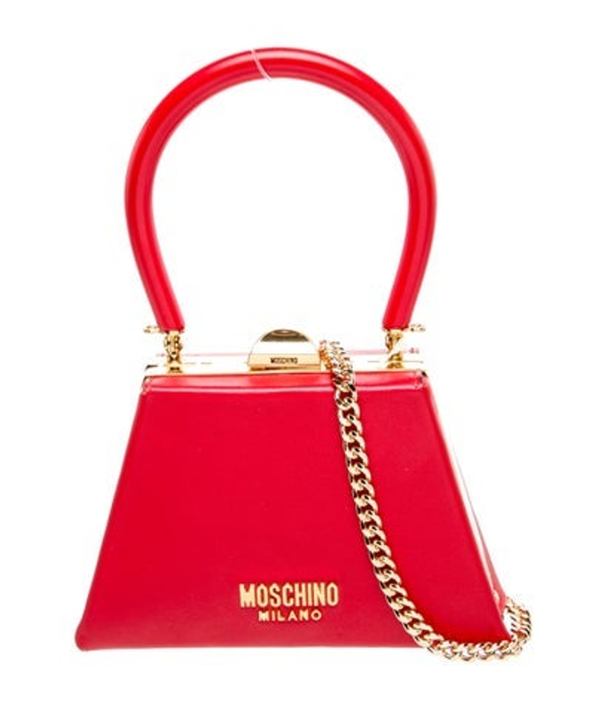 Moschino Leather Evening Bag