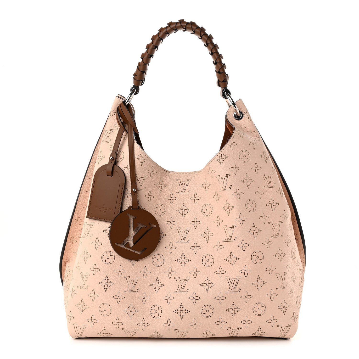 Louis Vuitton Mahina Carmel Hobo Creme