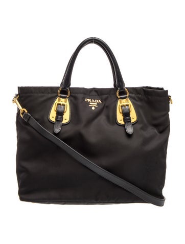 Tessuto Nylon Top Handle Bag