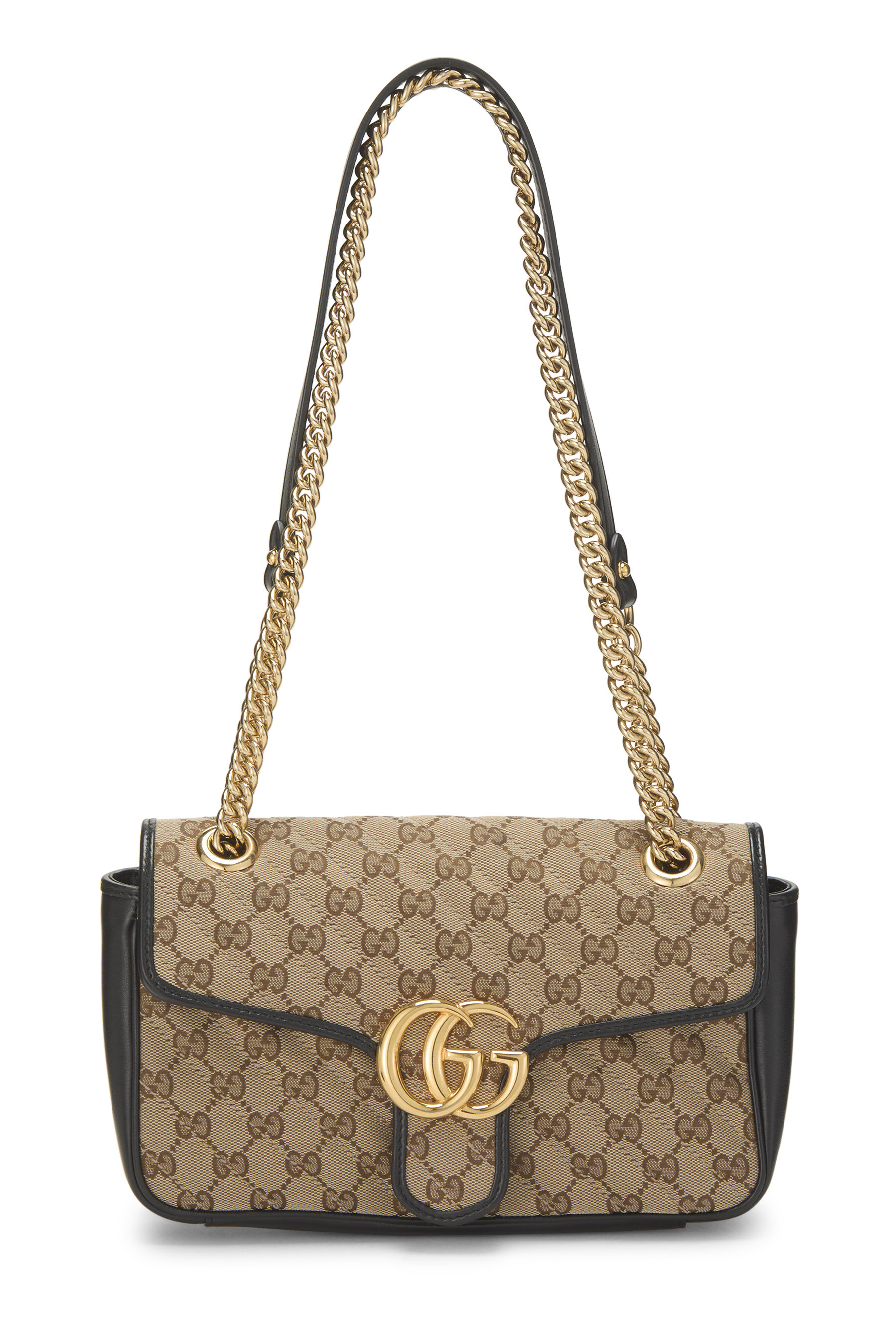 Gucci Original GG Canvas Marmont Shoulder Bag Small