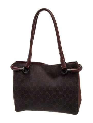GG Denim Shoulder Bag