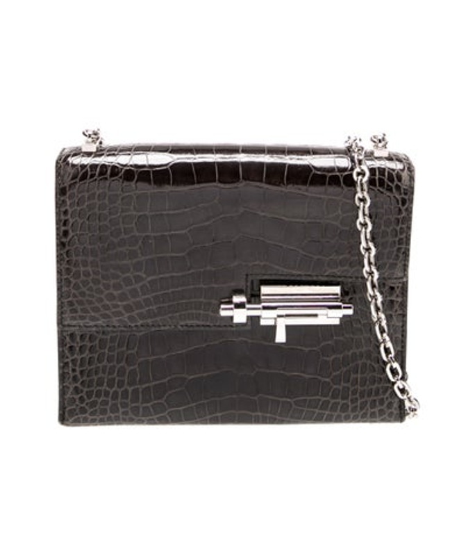 Hermes 2018 Alligator Verrou Chaine Mini Bag