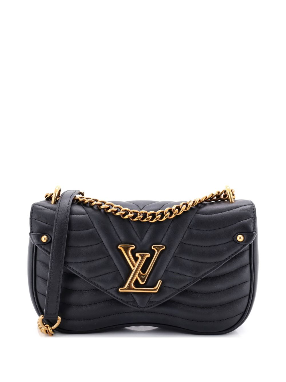 New Wave Chain Bag Quilted Leather MM crossbody bag