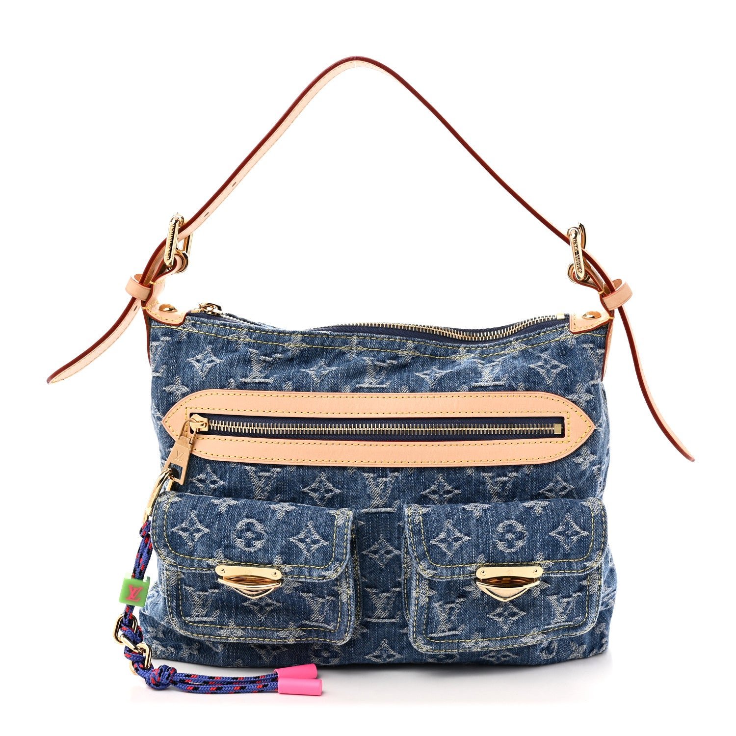 Monogram Denim Baggy NM Blue