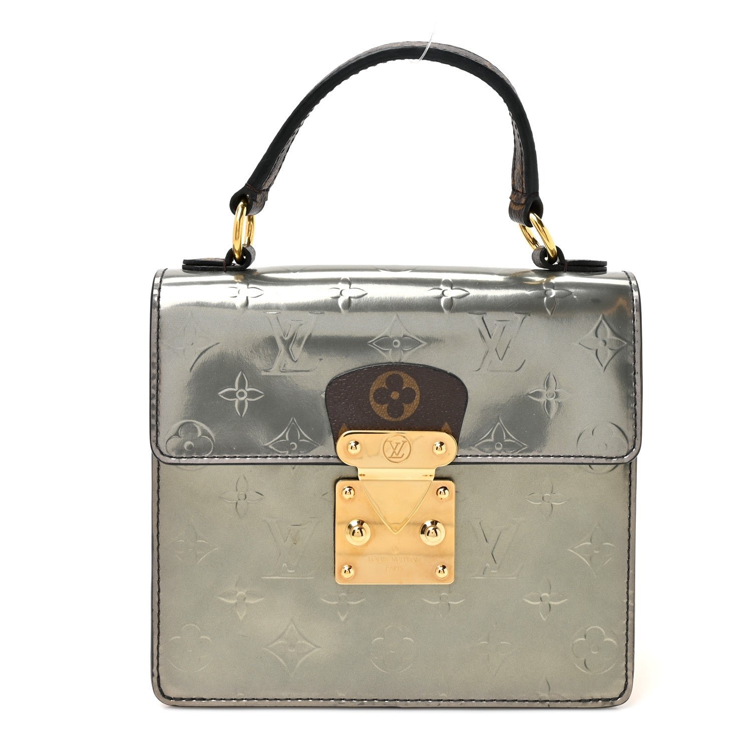 Louis Vuitton Vernis Epi Monogram Spring Street Bitume Metallise