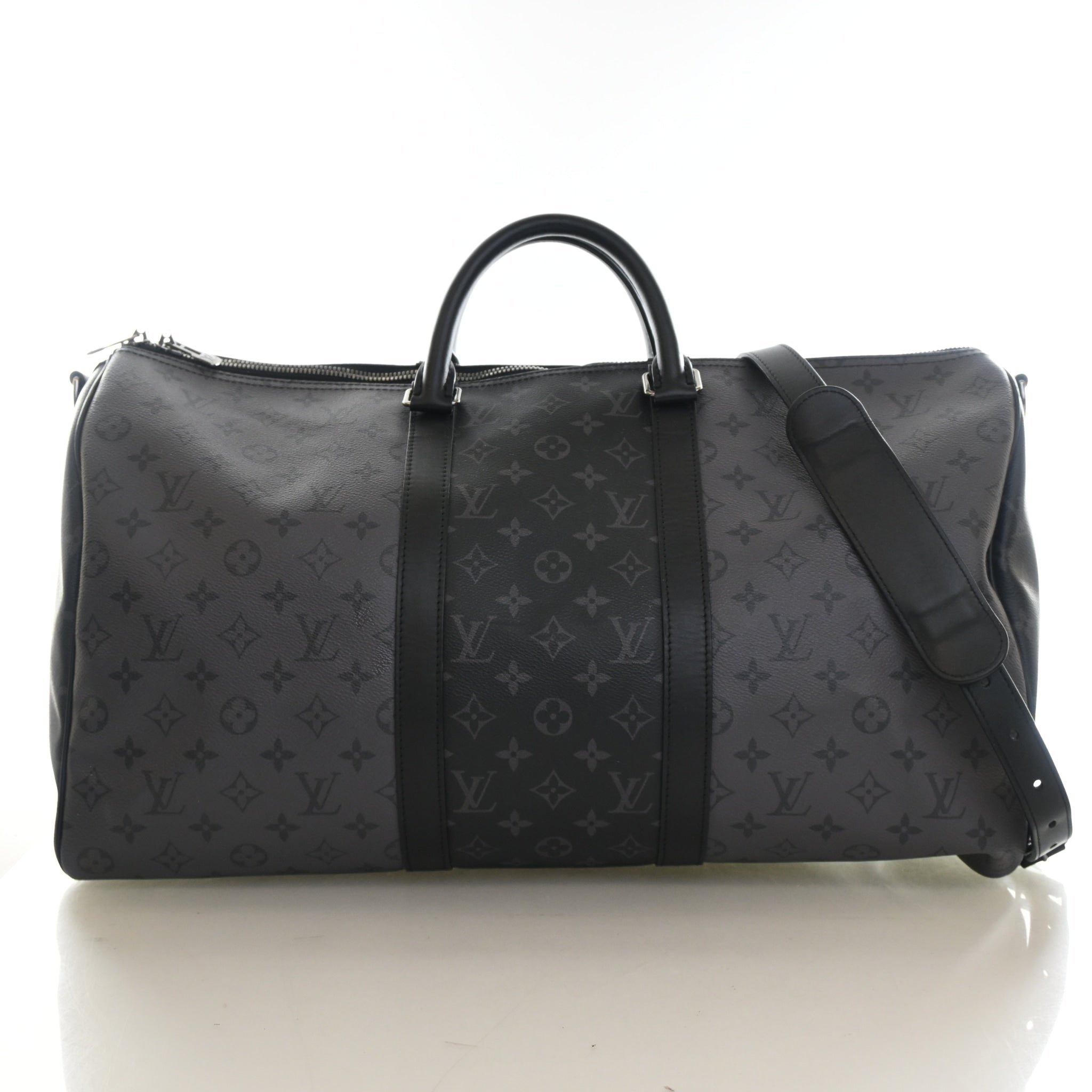 Louis Vuitton Monogram Eclipse Keepall Bandouliere 50