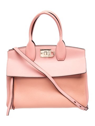 Ferragamo Leather Studio Bag