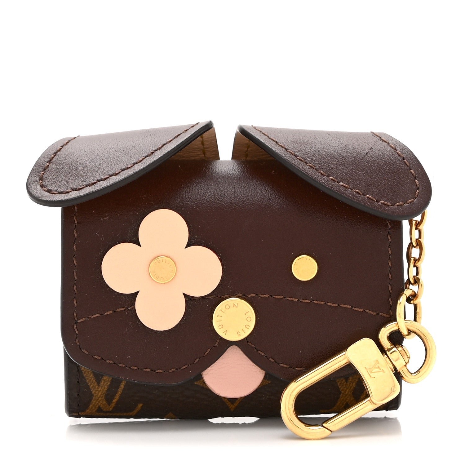 Monogram Dog Earpods Case