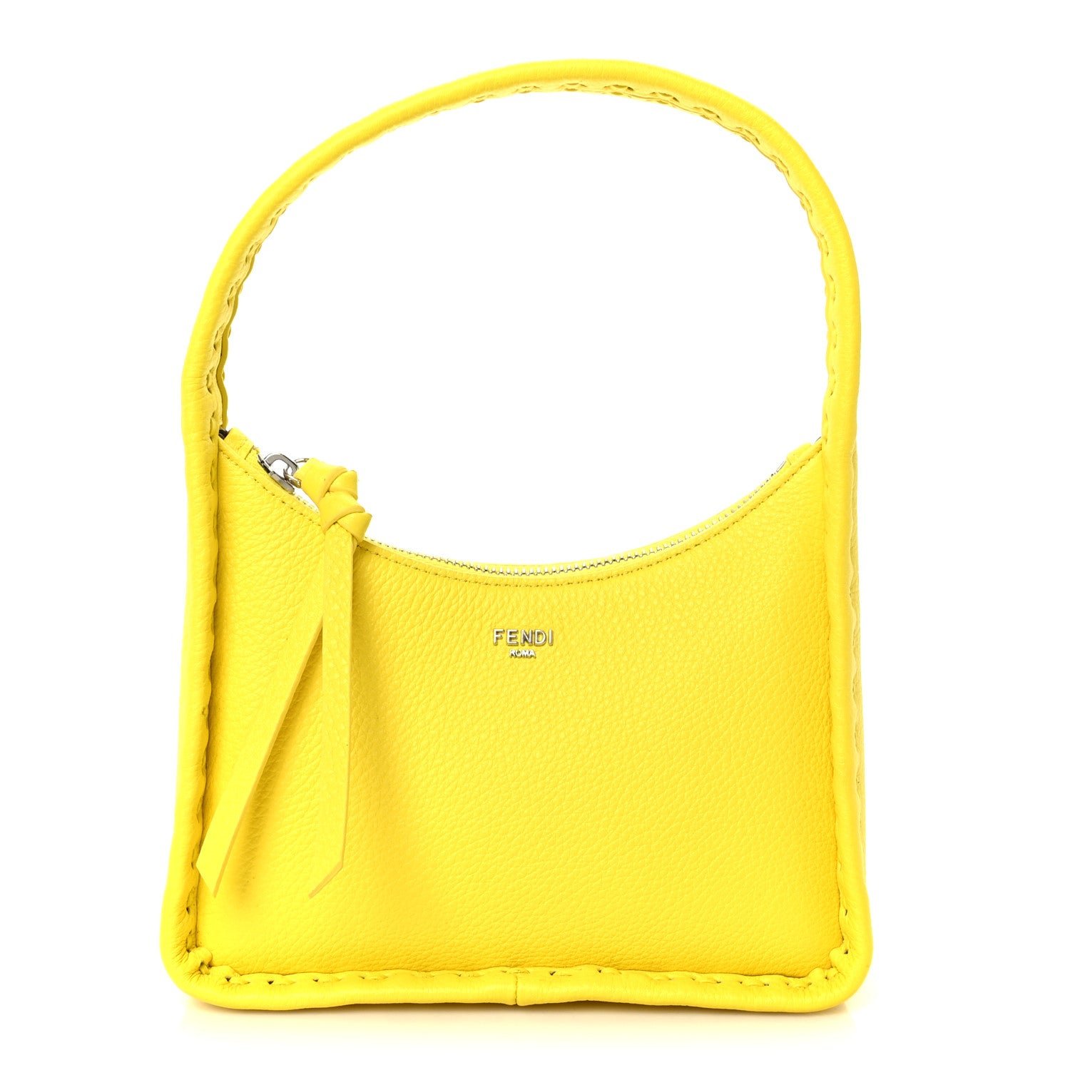 Fendi Cuoio Roma Sellerissima Nappa Sintetica Tape Stitch Mini Fendessence Shoulder Bag Pomelo Pomelo