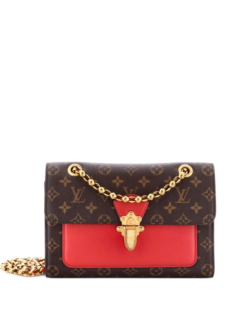 Victoire Handbag Monogram Canvas and Leather shoulder bag
