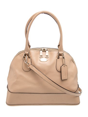 Leather Top Handle Bag