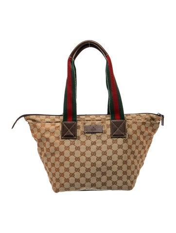 GG Canvas Top Handle Bag
