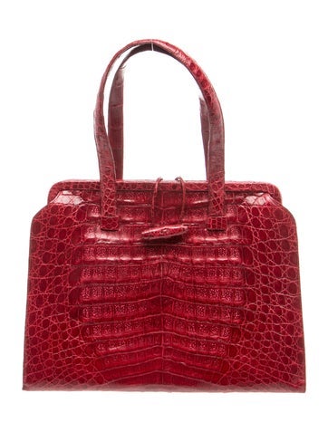 Nancy Gonzalez Crocodile Top Handle Bag