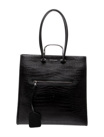 Alexander McQueen Leather Top Handle Bag