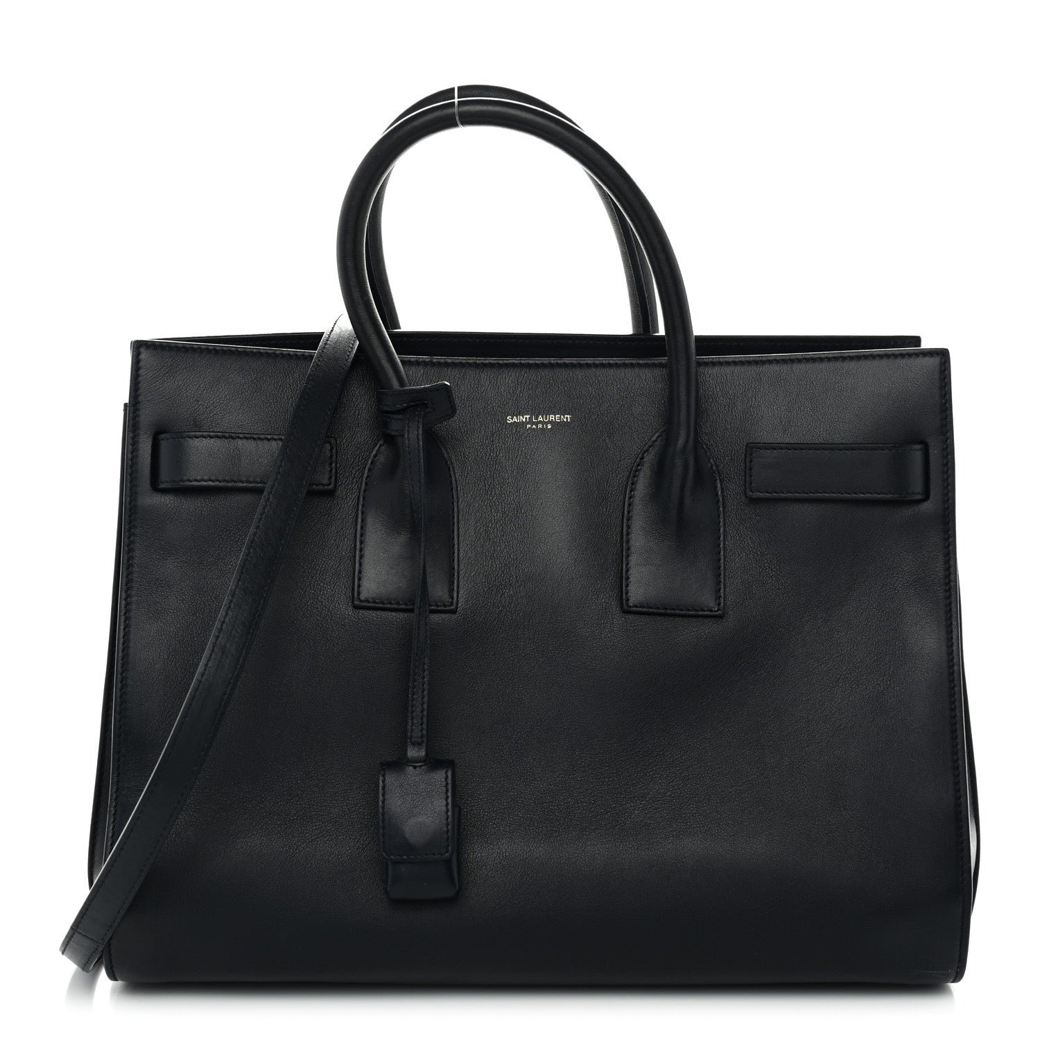 Saint Laurent Calfskin Small Sac De Jour Navy