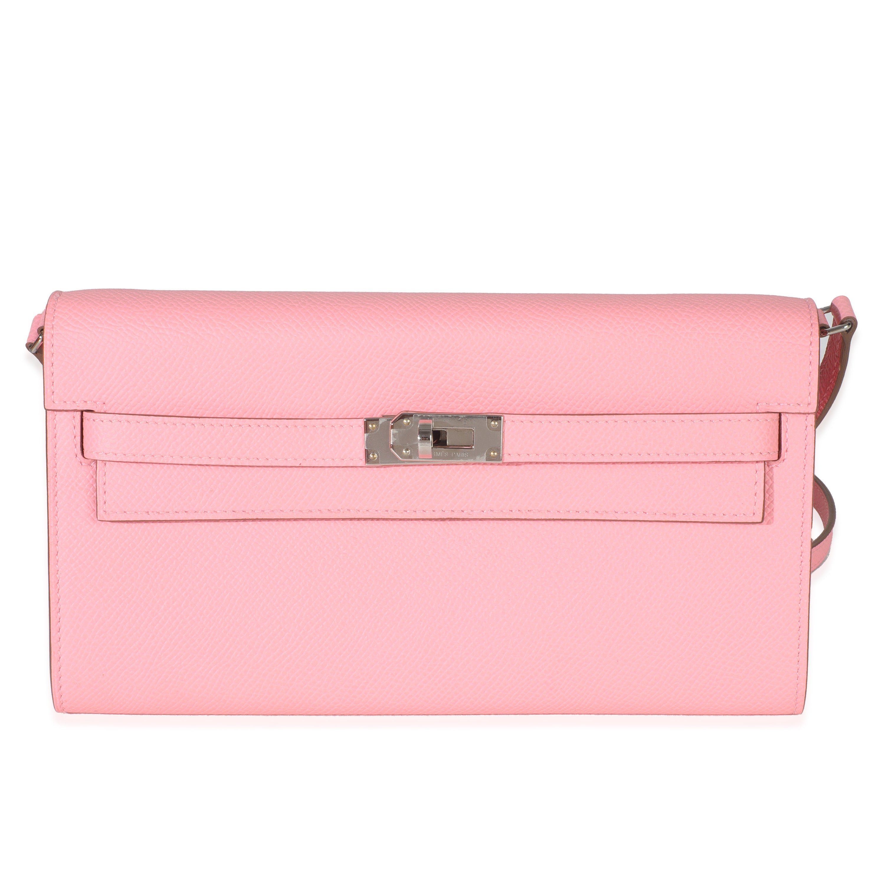 Hermes Rose Confetti Epsom Kelly To Go PHW