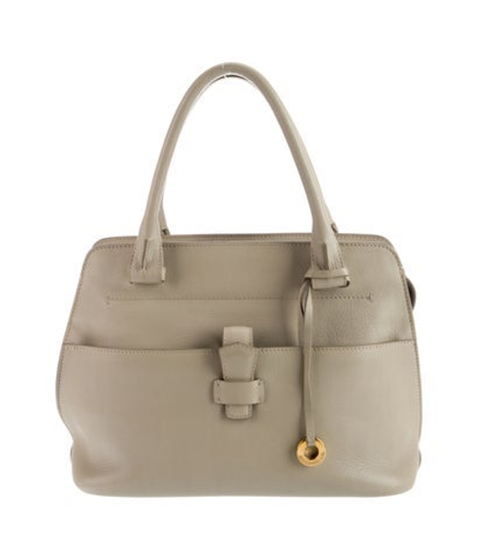 Loro Piana Piana Leather Top Handle Bag