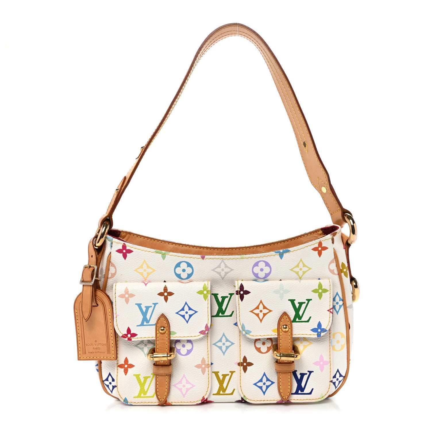 Louis Vuitton Monogram Multicolor Lodge PM White