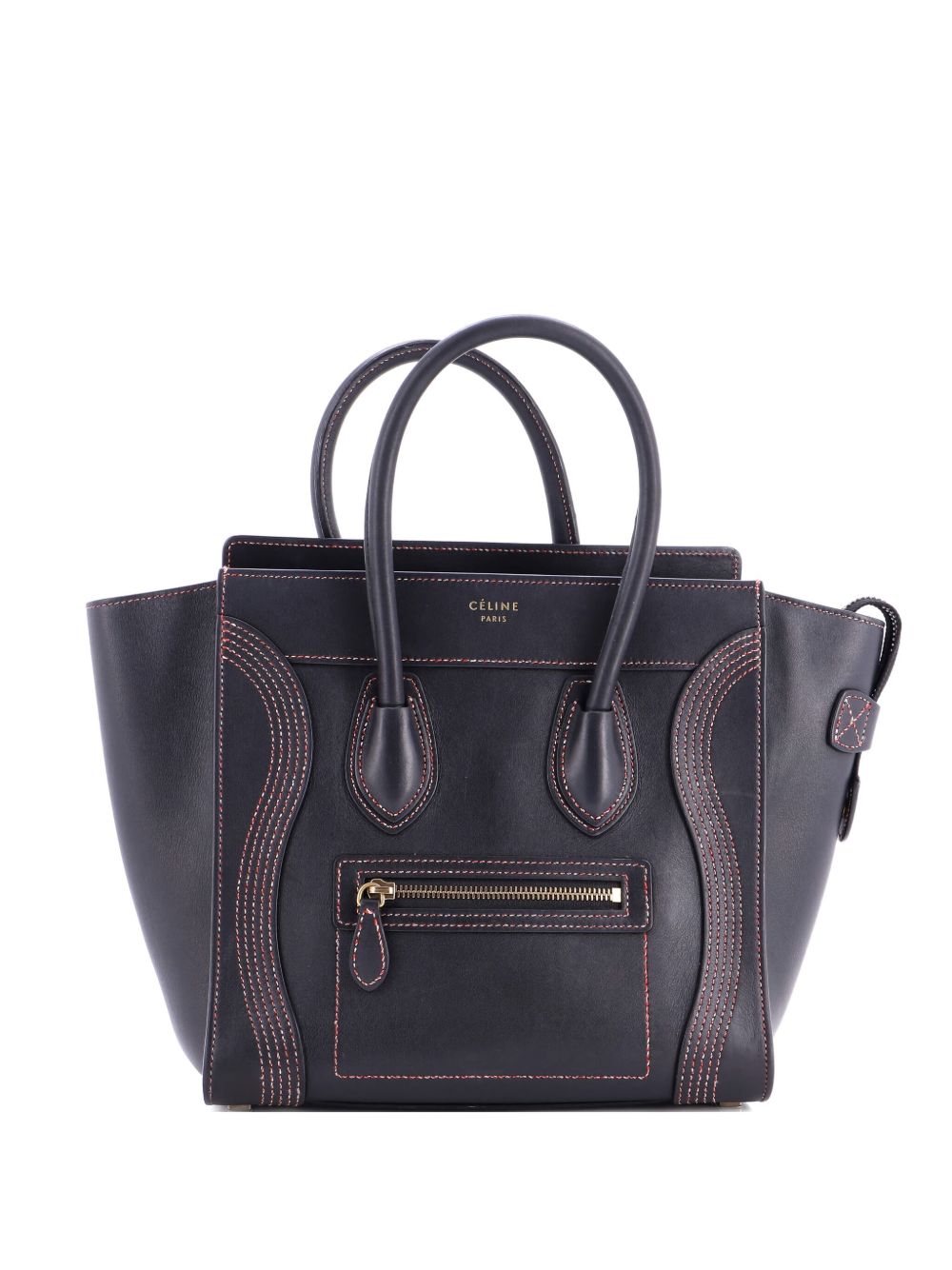 Luggage Bag Smooth Leather Micro tote bag