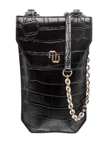 Maje Leather Crossbody Bag