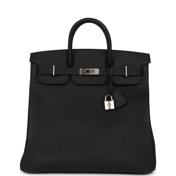 Hermes Hermes HAC Birkin 40 Black Togo Palladium Hardware
